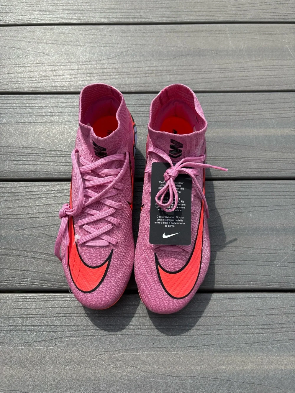 Nike Kids Size 5 Mercurial Superfly 10 Elite High Top Firm Ground Soccer Cleats
